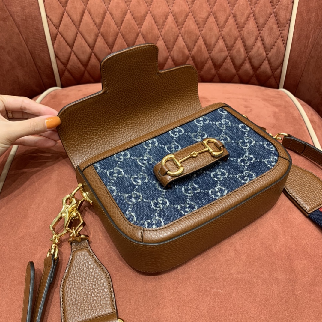 GUCCI-HORSEBIT-1955-MINI-BAG-LEATHER-GG-JACQUARD-DENIM-DARK-BLUE-658574-2KQPG-8391_5 GUCCI HORSEBIT 1955 MINI BAG LEATHER GG JACQUARD DENIM DARK BLUE 658574 2KQPG 8391 5