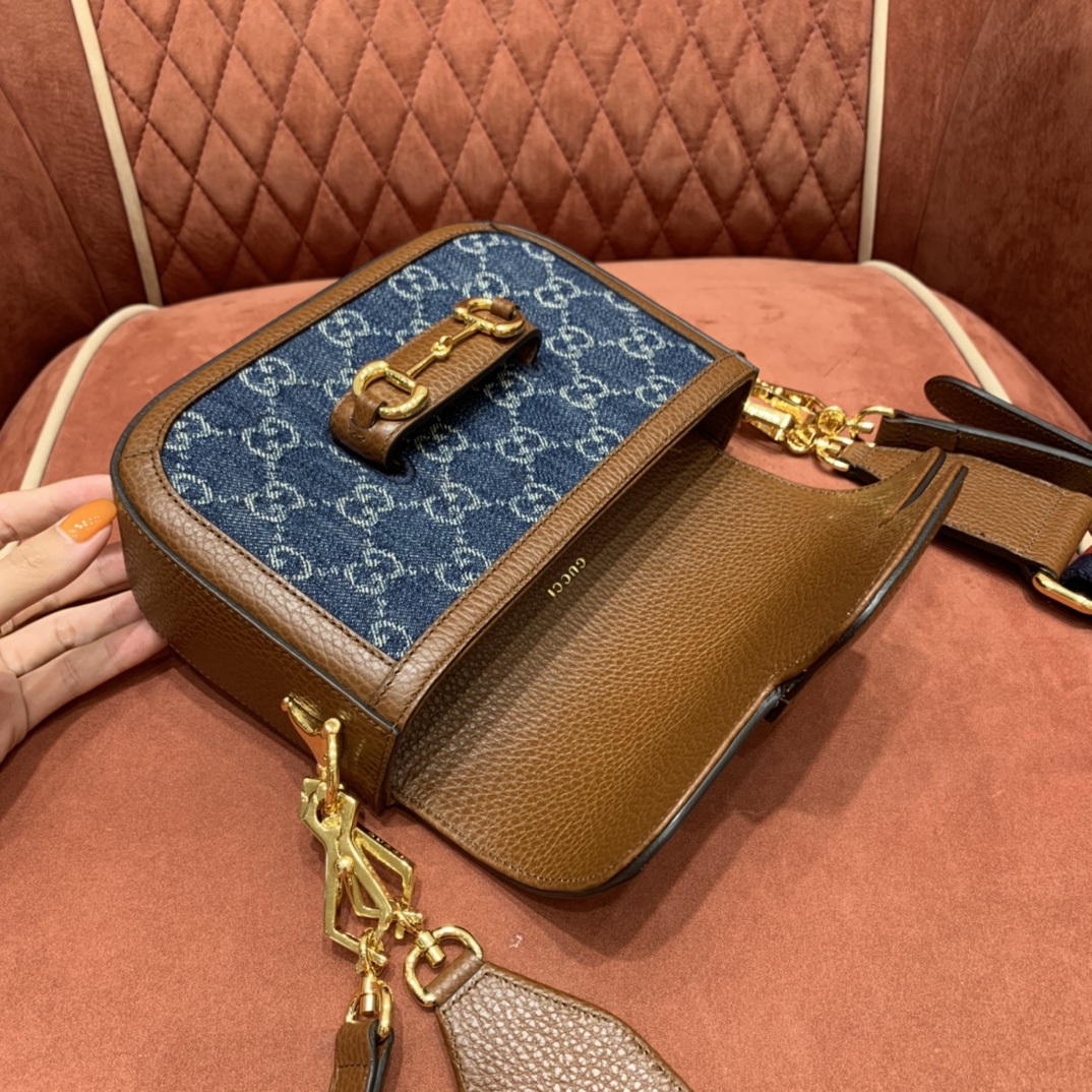 GUCCI-HORSEBIT-1955-MINI-BAG-LEATHER-GG-JACQUARD-DENIM-DARK-BLUE-658574-2KQPG-8391_7 GUCCI HORSEBIT 1955 MINI BAG LEATHER GG JACQUARD DENIM DARK BLUE 658574 2KQPG 8391 7
