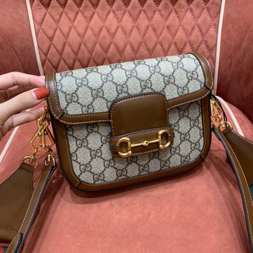 GUCCI-HORSEBIT-1955-MINI-BAG-LEATHER-GG-SUPREME-CANVAS-658574-HUHHG-8565_1 GUCCI HORSEBIT 1955 MINI BAG LEATHER GG SUPREME CANVAS 658574 HUHHG 8565 1