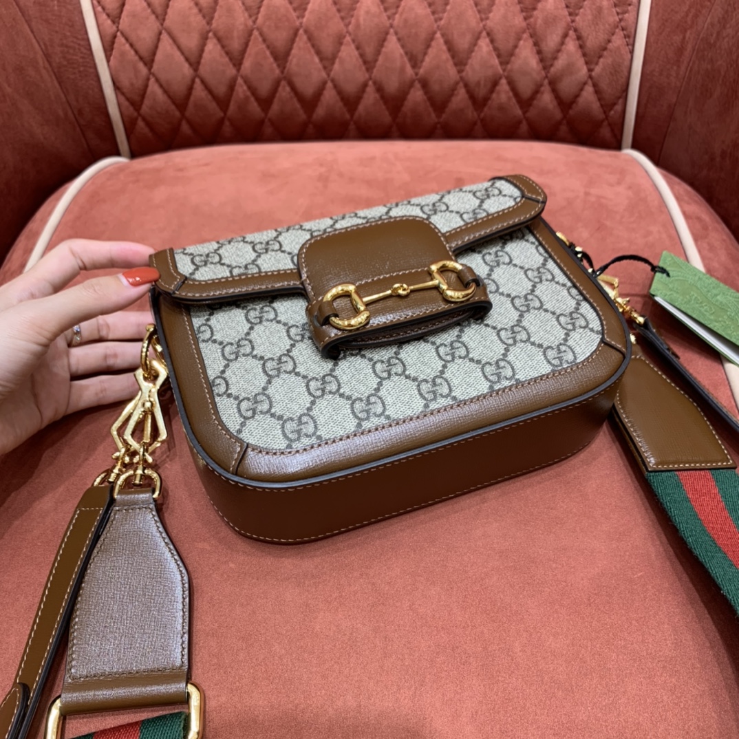 GUCCI-HORSEBIT-1955-MINI-BAG-LEATHER-GG-SUPREME-CANVAS-658574-HUHHG-8565_5 GUCCI HORSEBIT 1955 MINI BAG LEATHER GG SUPREME CANVAS 658574 HUHHG 8565 5