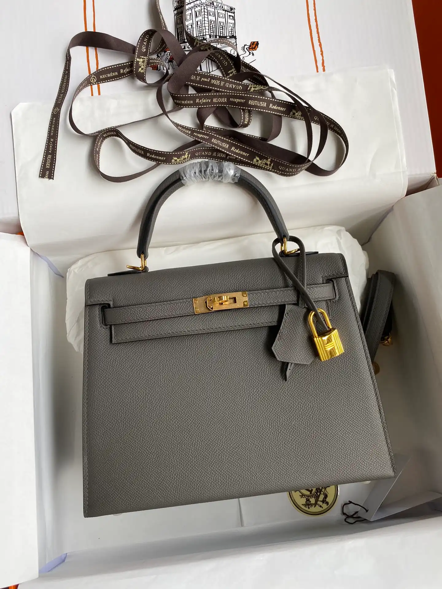HERMES-KELLY-25-EPSOM-GOLD-HARDWARE-GRIS-ETAIN_1 HERMES KELLY 25 EPSOM GOLD HARDWARE GRIS ETAIN 1