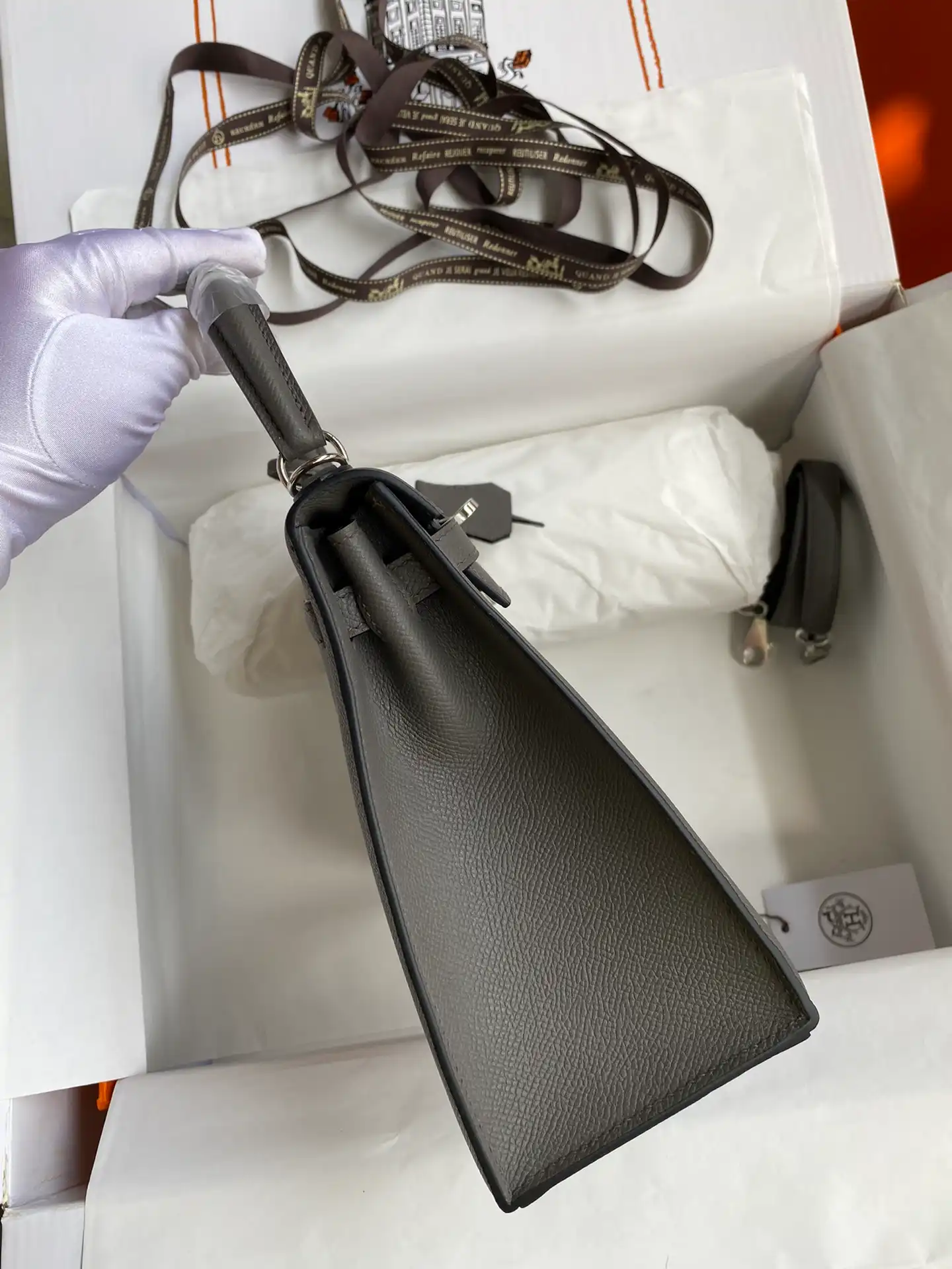 HERMES-KELLY-25-EPSOM-SILVER-HARDWARE-GRIS-ETAIN_3 HERMES KELLY 25 EPSOM SILVER HARDWARE GRIS ETAIN 3