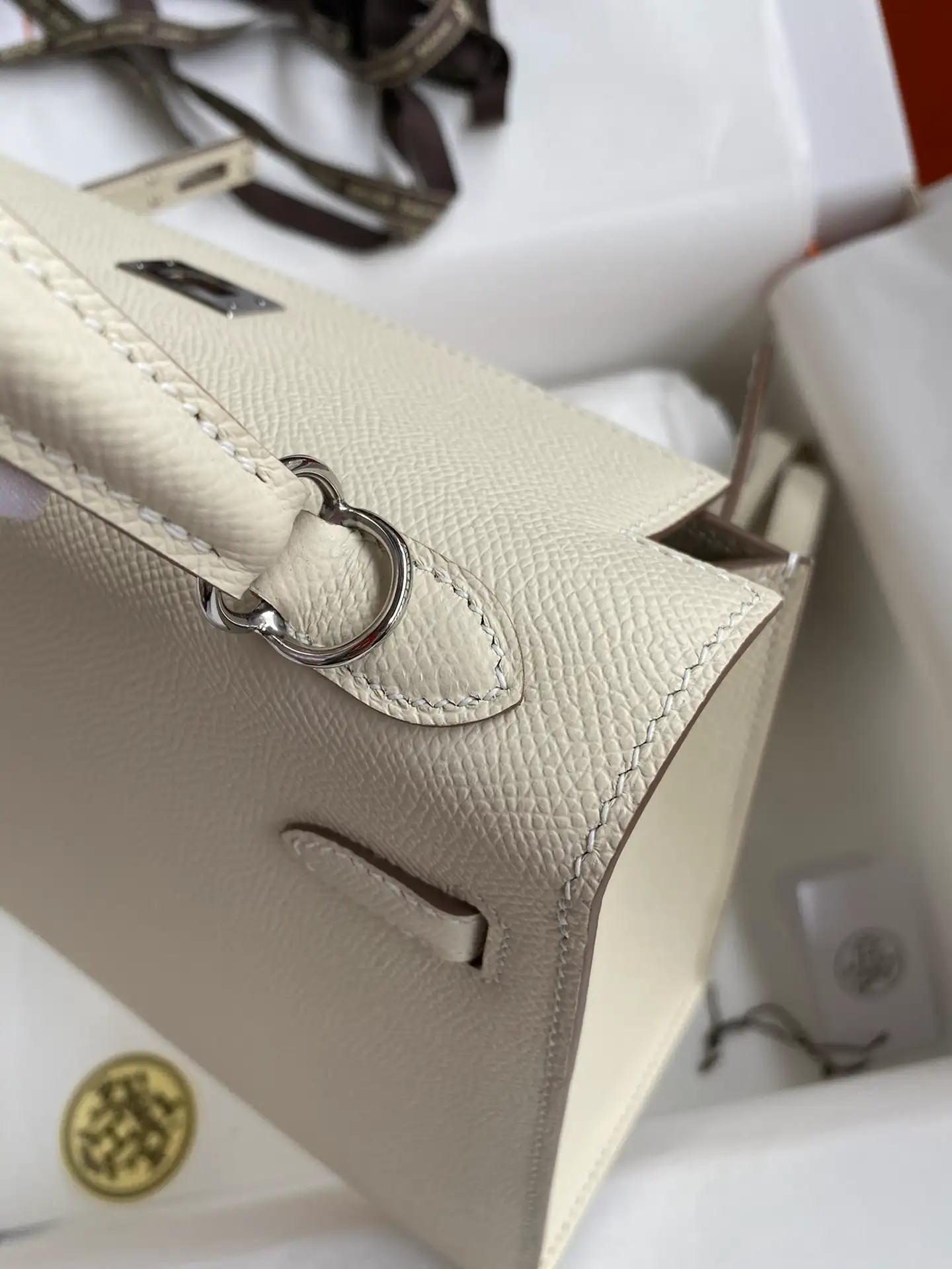 HERMES-KELLY-25-RETOURNE-BETON-TOGO-LEATHER-SILVER-HARDWARE_8 HERMES KELLY 25 RETOURNE BETON TOGO LEATHER SILVER HARDWARE 8