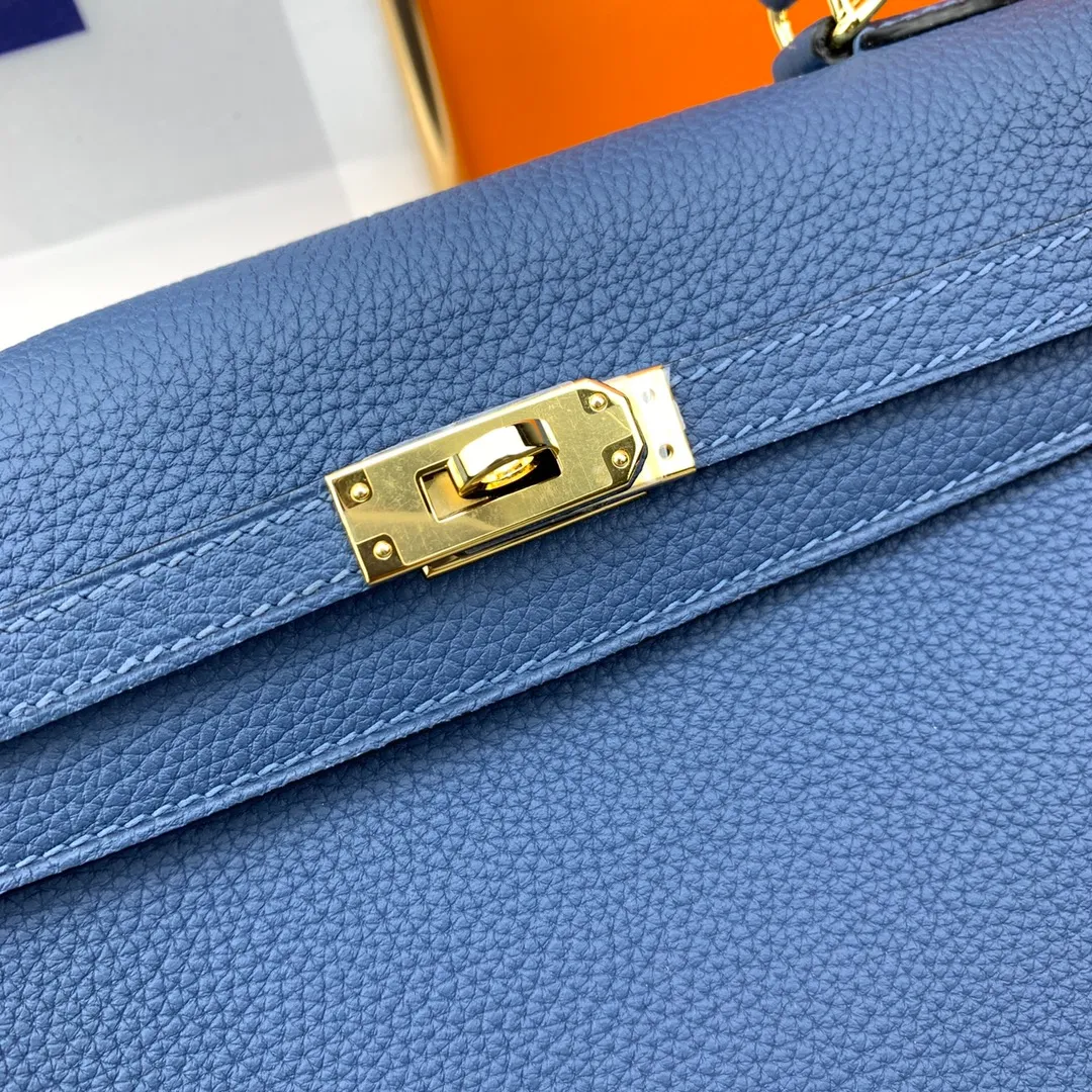 HERMES-KELLY-25-TOGO-RETOURNE-LEATHER-GOLD-HARDWARE-BLUE-AGATE_9 HERMES KELLY 25 TOGO RETOURNE LEATHER GOLD HARDWARE BLUE AGATE 9