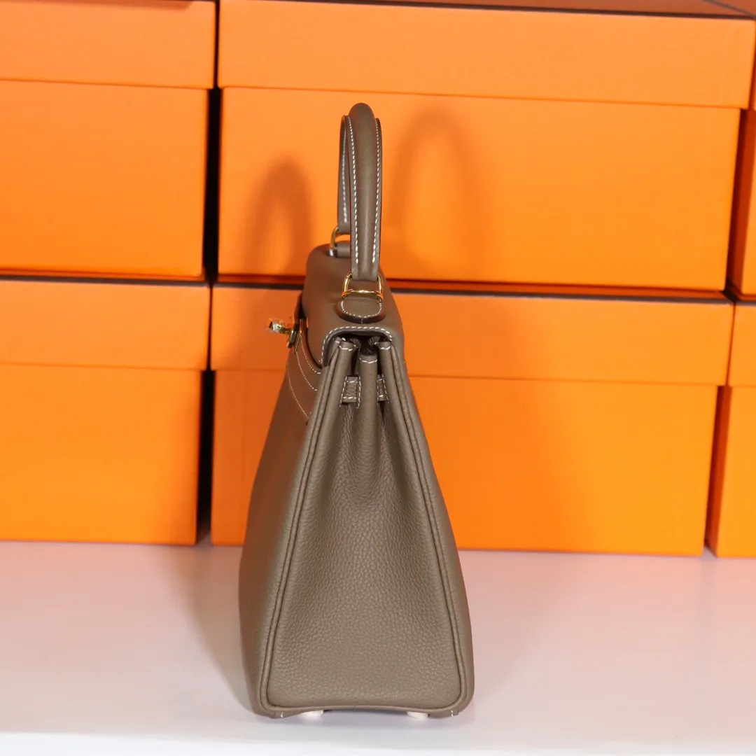 HERMES-KELLY-25-TOGO-RETOURNE-LEATHER-GOLD-HARDWARE-ETOUPE_3 HERMES KELLY 25 TOGO RETOURNE LEATHER GOLD HARDWARE ETOUPE 3