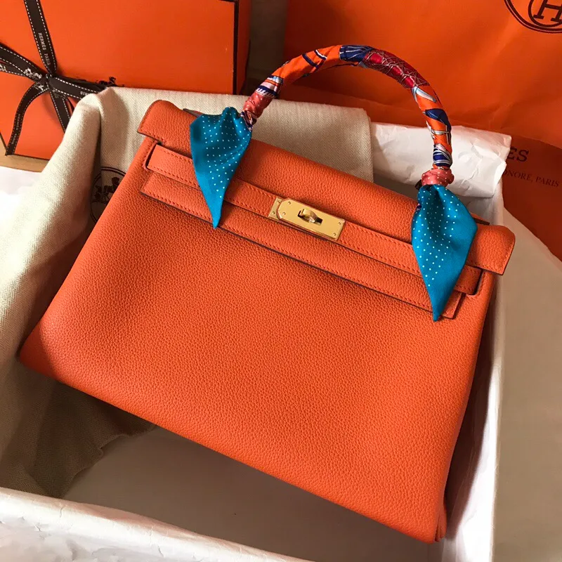 HERMES-KELLY-25-TOGO-RETOURNE-LEATHER-GOLD-HARDWARE-FEU_5 HERMES KELLY 25 TOGO RETOURNE LEATHER GOLD HARDWARE FEU 5