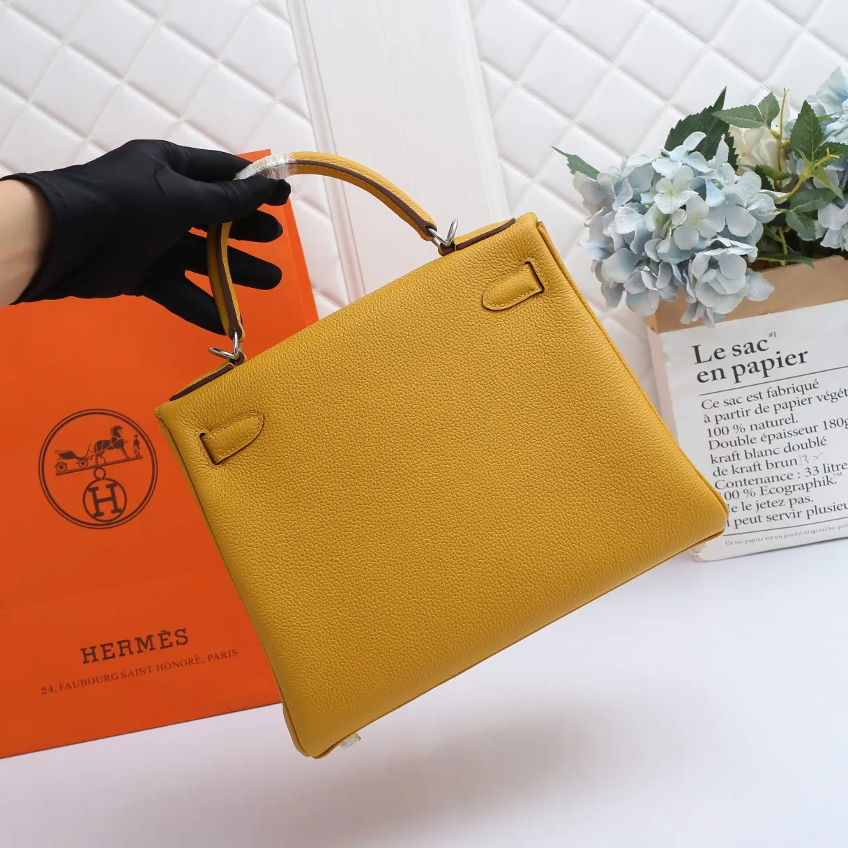 HERMES-KELLY-25-TOGO-RETOURNE-LEATHER-SILVER-HARDWARE-AMBRE_3 HERMES KELLY 25 TOGO RETOURNE LEATHER SILVER HARDWARE AMBRE 3