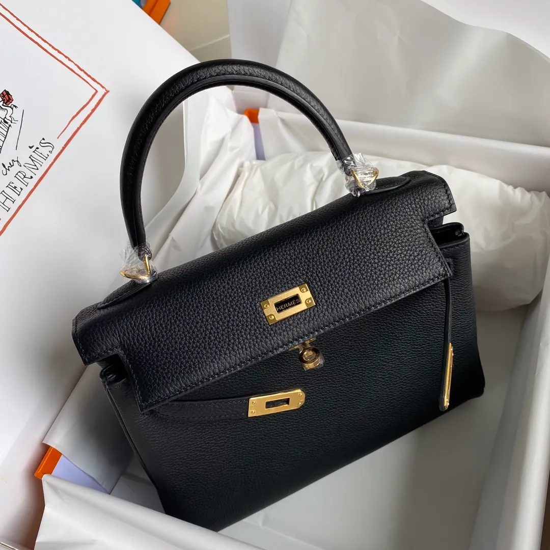 HERMES-KELLY-28-TOGO-RETOURNE-LEATHER-GOLD-HARDWARE-BLACK_4 HERMES KELLY 28 TOGO RETOURNE LEATHER GOLD HARDWARE BLACK 4