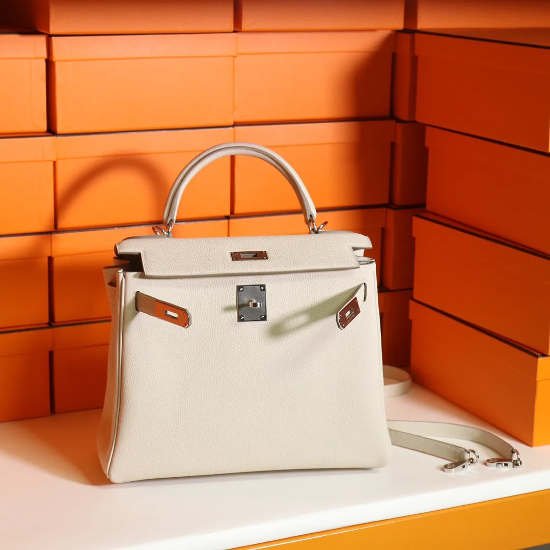 HERMES-KELLY-28-TOGO-RETOURNE-LEATHER-SILVER-HARDWARE-BETON_2 HERMES KELLY 28 TOGO RETOURNE LEATHER SILVER HARDWARE BETON 2