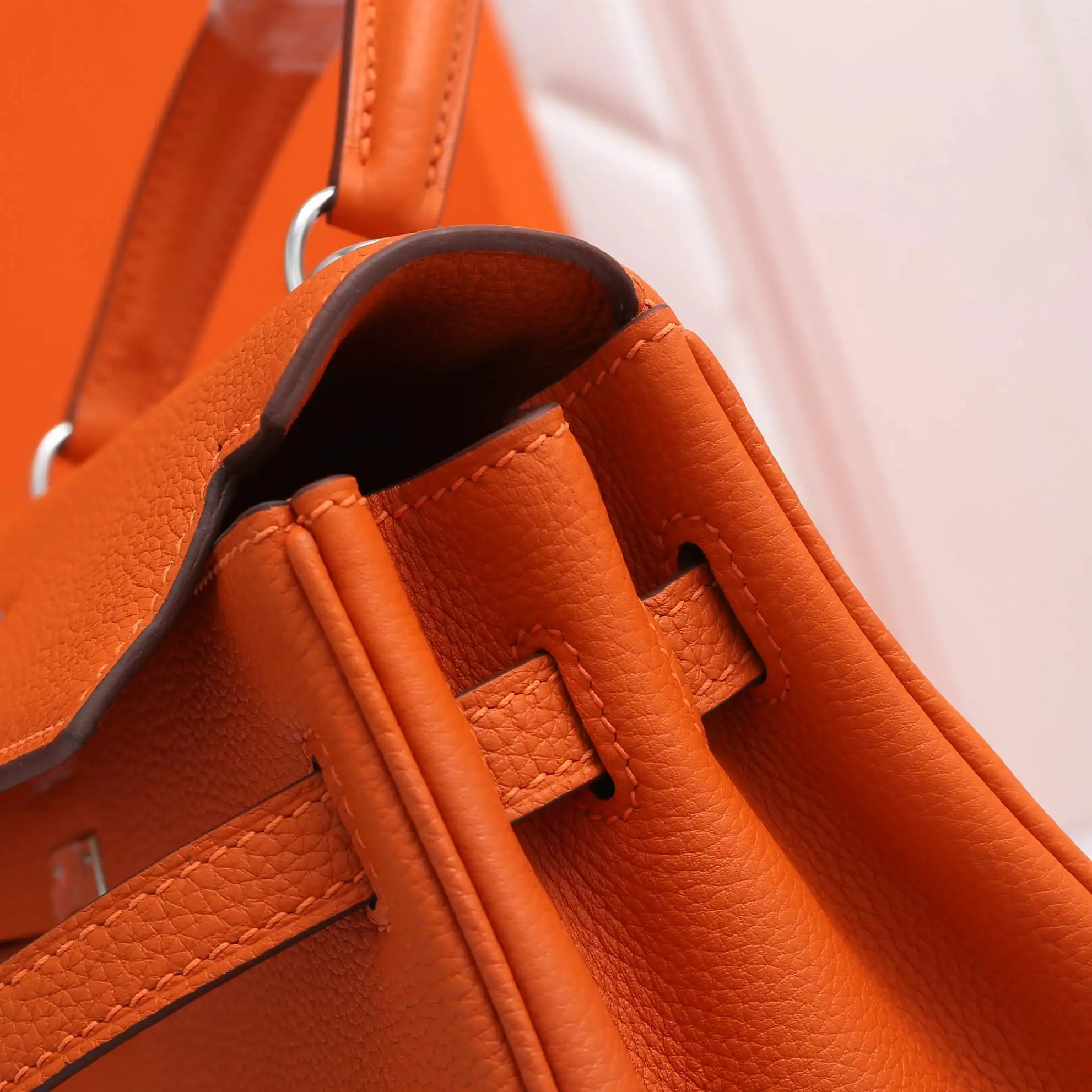 HERMES-KELLY-28-TOGO-RETOURNE-LEATHER-SILVER-HARDWARE-FEU_7 HERMES KELLY 28 TOGO RETOURNE LEATHER SILVER HARDWARE FEU 7