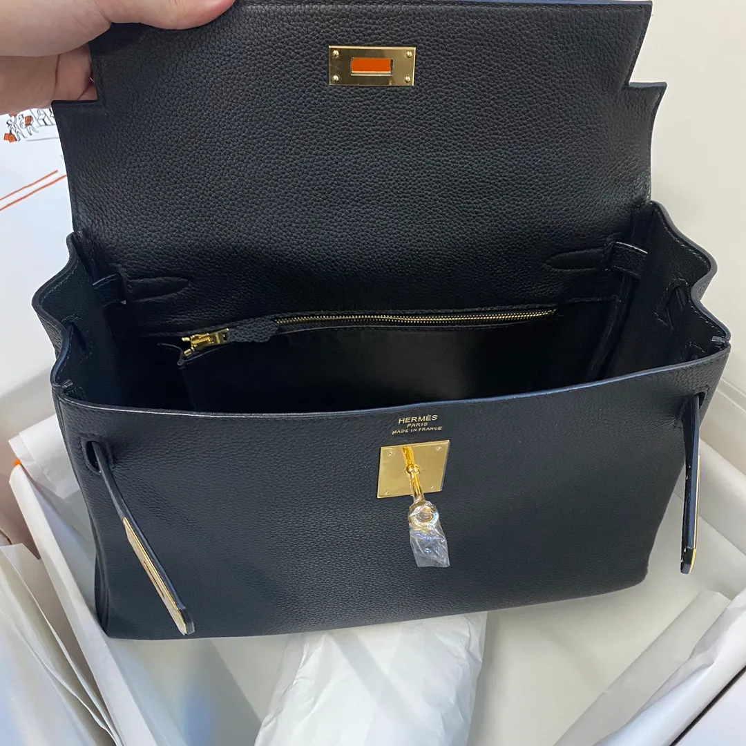 HERMES-KELLY-32-TOGO-RETOURNE-LEATHER-GOLD-HARDWARE-BLACK_6 HERMES KELLY 32 TOGO RETOURNE LEATHER GOLD HARDWARE BLACK 6