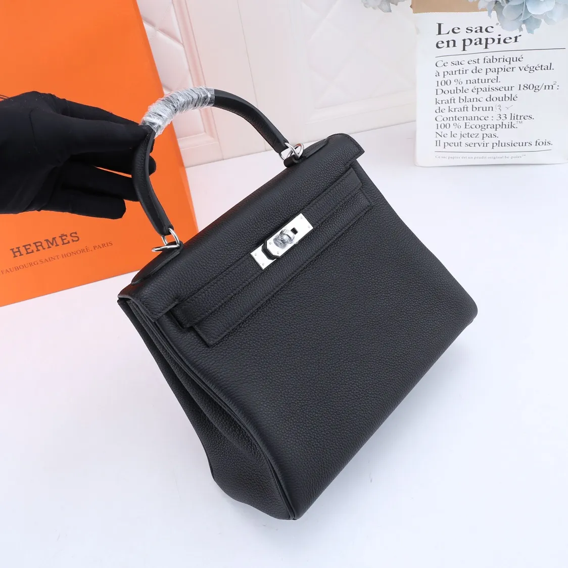 HERMES-KELLY-32-TOGO-RETOURNE-LEATHER-SILVER-HARDWARE-BLACK_2 HERMES KELLY 32 TOGO RETOURNE LEATHER SILVER HARDWARE BLACK 2