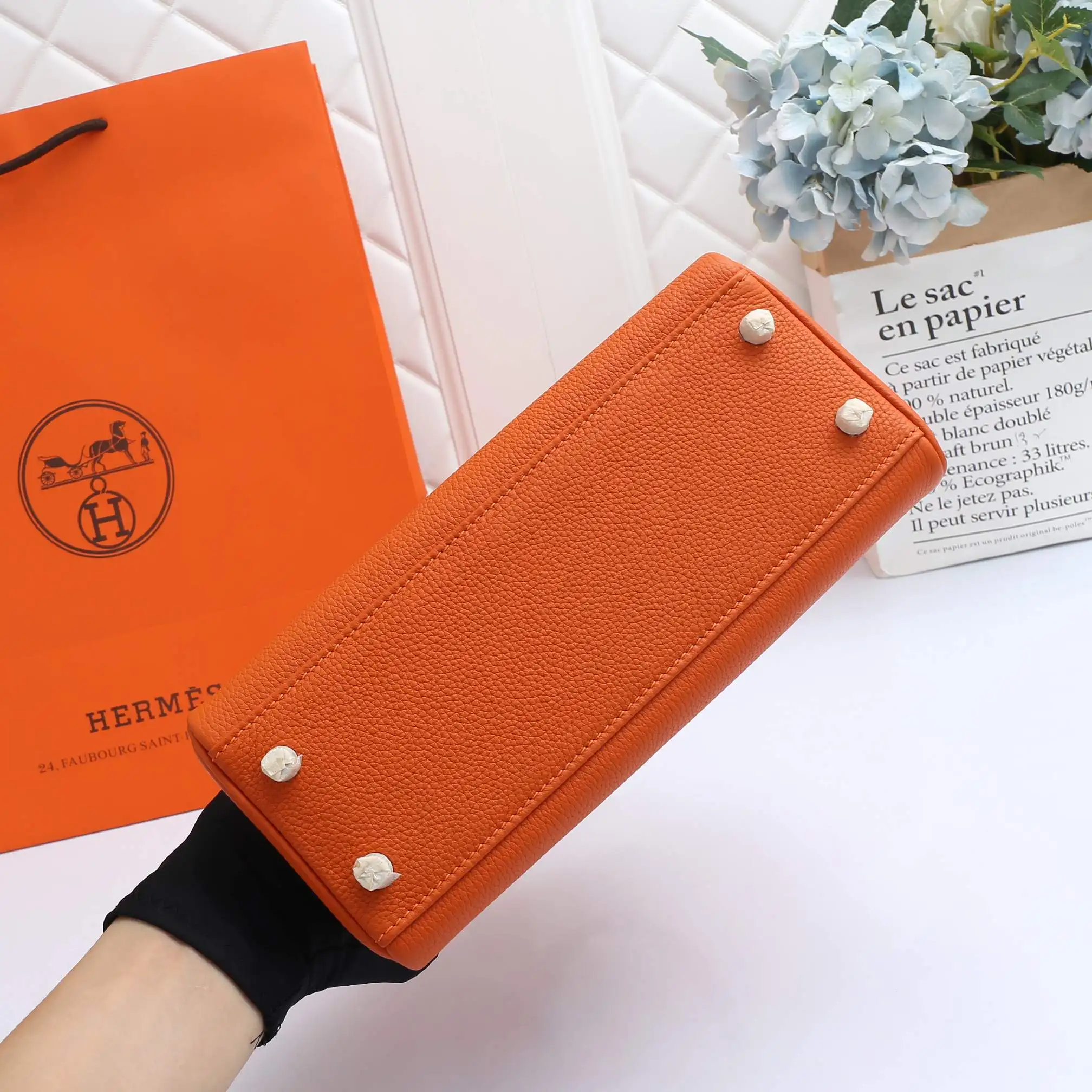 HERMES-KELLY-32-TOGO-RETOURNE-LEATHER-SILVER-HARDWARE-FEU_4 HERMES KELLY 32 TOGO RETOURNE LEATHER SILVER HARDWARE FEU 4