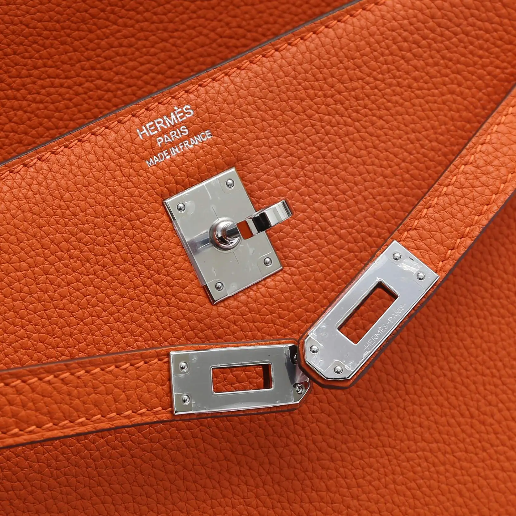 HERMES-KELLY-32-TOGO-RETOURNE-LEATHER-SILVER-HARDWARE-FEU_9 HERMES KELLY 32 TOGO RETOURNE LEATHER SILVER HARDWARE FEU 9