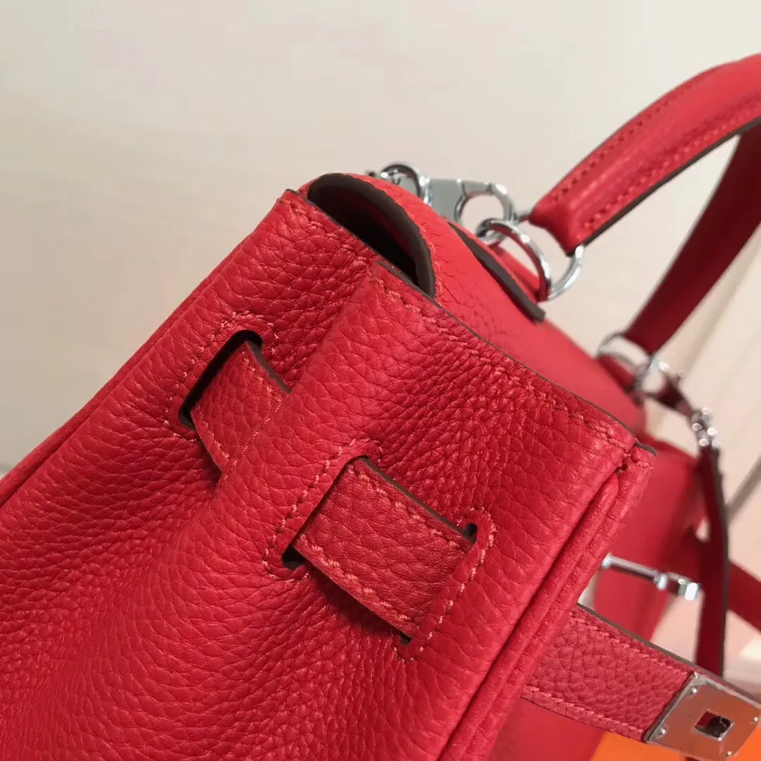 HERMES-KELLY-32-TOGO-RETOURNE-LEATHER-SILVER-HARDWARE-ROUGE-CASAQUE_5 HERMES KELLY 32 TOGO RETOURNE LEATHER SILVER HARDWARE ROUGE CASAQUE 5