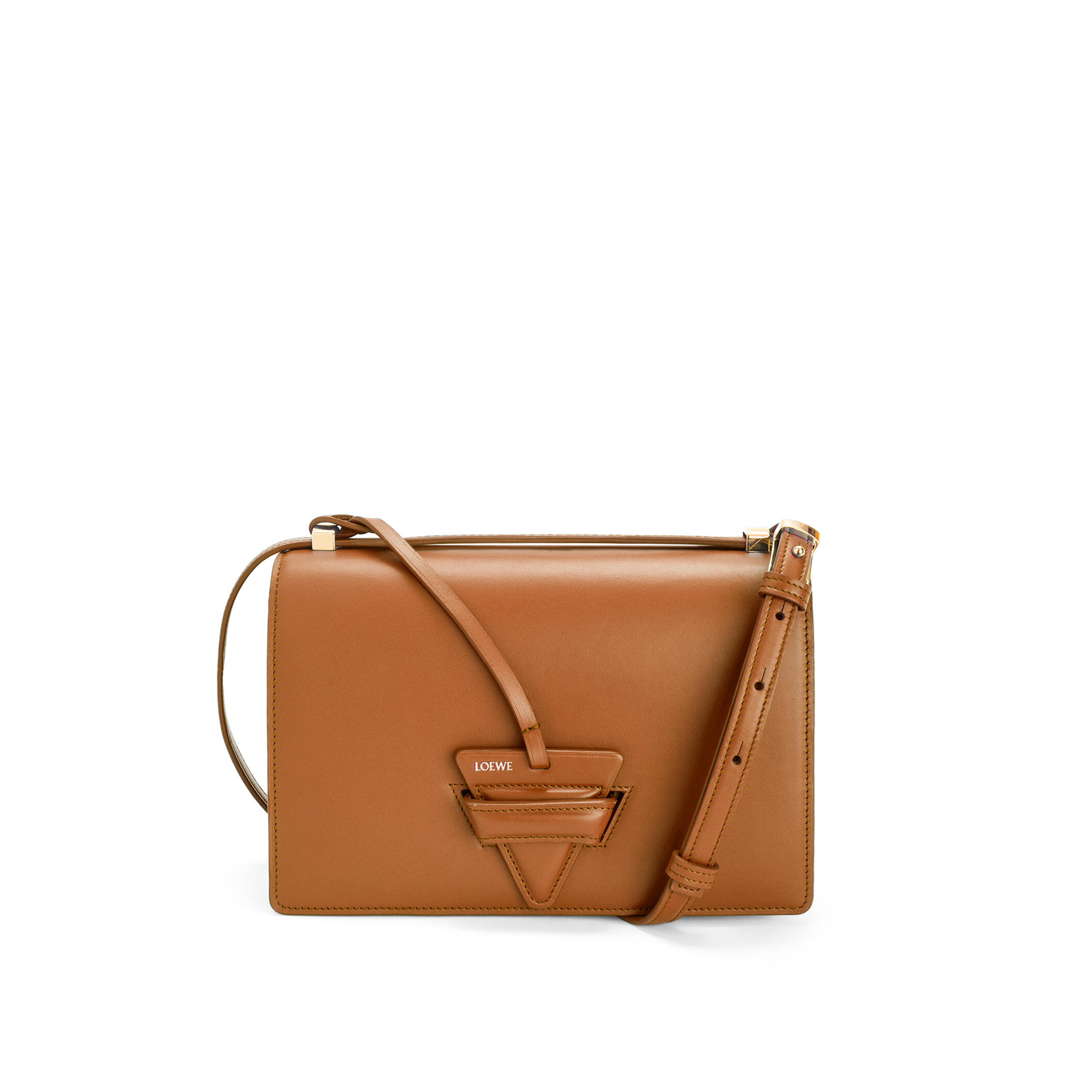LOEWE-NEW-BARCELONA-BAG-IN-SILK-CALFSKIN-TAN-0010594182 LOEWE NEW BARCELONA BAG IN SILK CALFSKIN TAN 0010594182