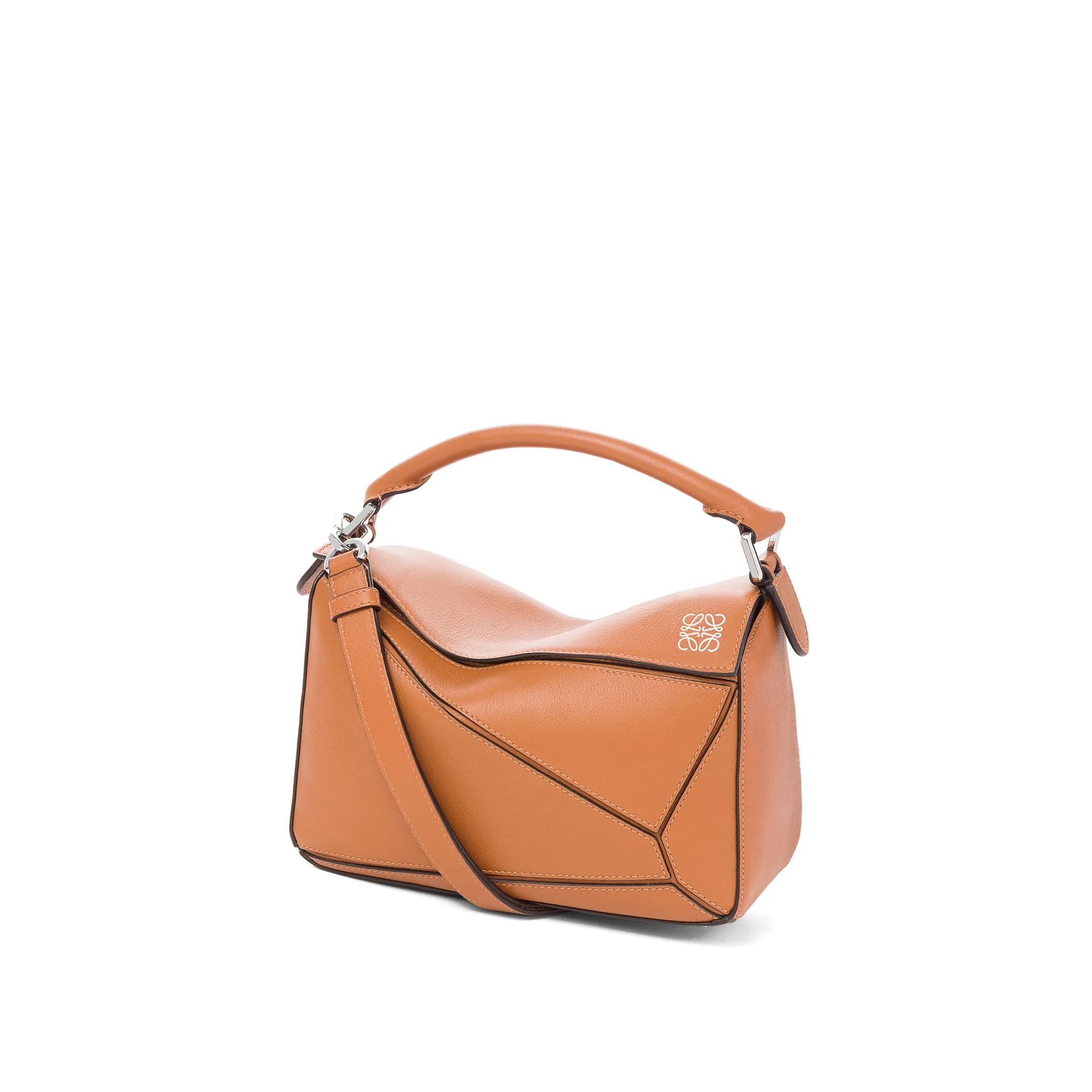 LOEWE-SMALL-PUZZLE-BAG-IN-CLASSIC-CALFSKIN-TAN-322.30.S21-2530 LOEWE SMALL PUZZLE BAG IN CLASSIC CALFSKIN TAN 322.30.S21 2530