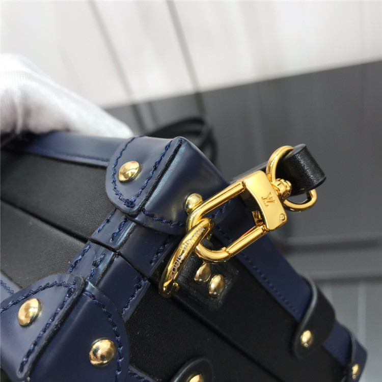 LOUIS-VUITTON-AUTRES-CUIRS-PETITE-MALLE-NAVY-BLUE-RED-BLACK-M55437_6 LOUIS VUITTON AUTRES CUIRS PETITE MALLE NAVY BLUE RED BLACK M55437 6