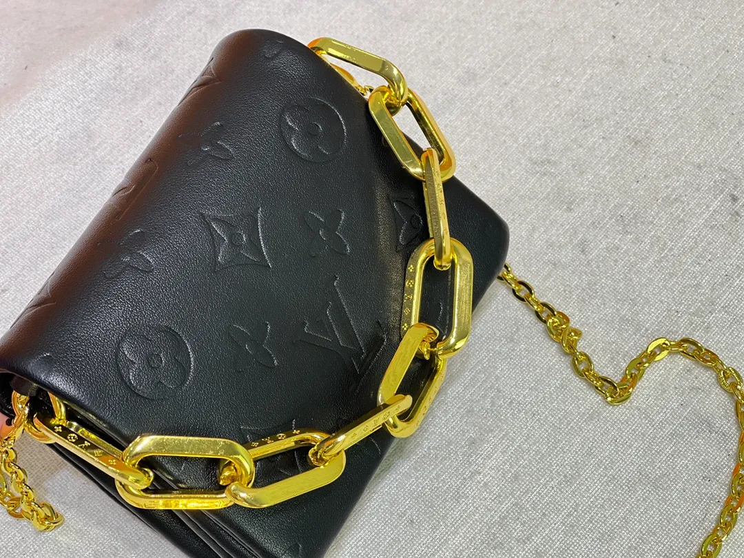 LOUIS VUITTON BELTBAG COUSSIN HANDBAG MONOGRAM PUFFY LAMBSKIN BLACK M81125_7 LOUIS VUITTON BELTBAG COUSSIN HANDBAG MONOGRAM PUFFY LAMBSKIN BLACK M81125 7