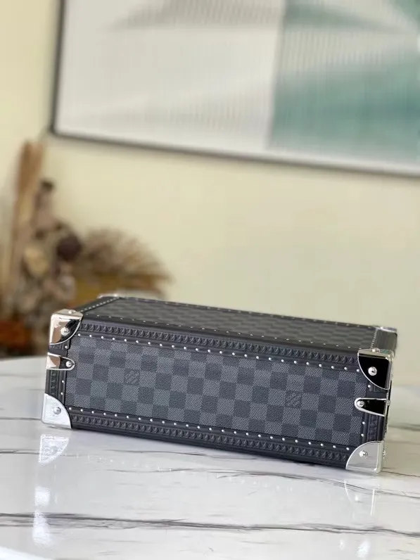 LOUIS-VUITTON-COFFRET-8-WATCH-CASE-DAMIER-GRAPHITE-CANVAS-N48194_3 LOUIS VUITTON COFFRET 8 WATCH CASE DAMIER GRAPHITE CANVAS N48194 3