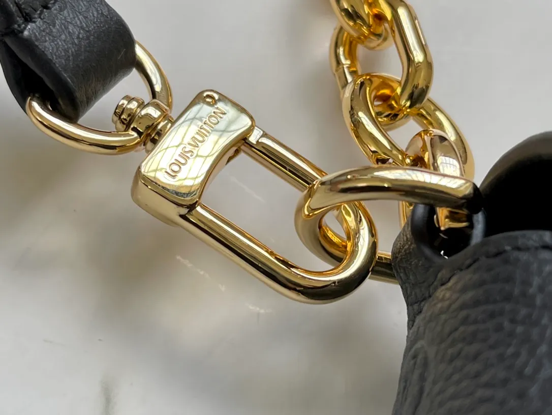 LOUIS VUITTON FAVORITE BICOLOR MONOGRAM LEATHER BLACK BEIGE M45859_7 LOUIS VUITTON FAVORITE BICOLOR MONOGRAM LEATHER BLACK BEIGE M45859 7