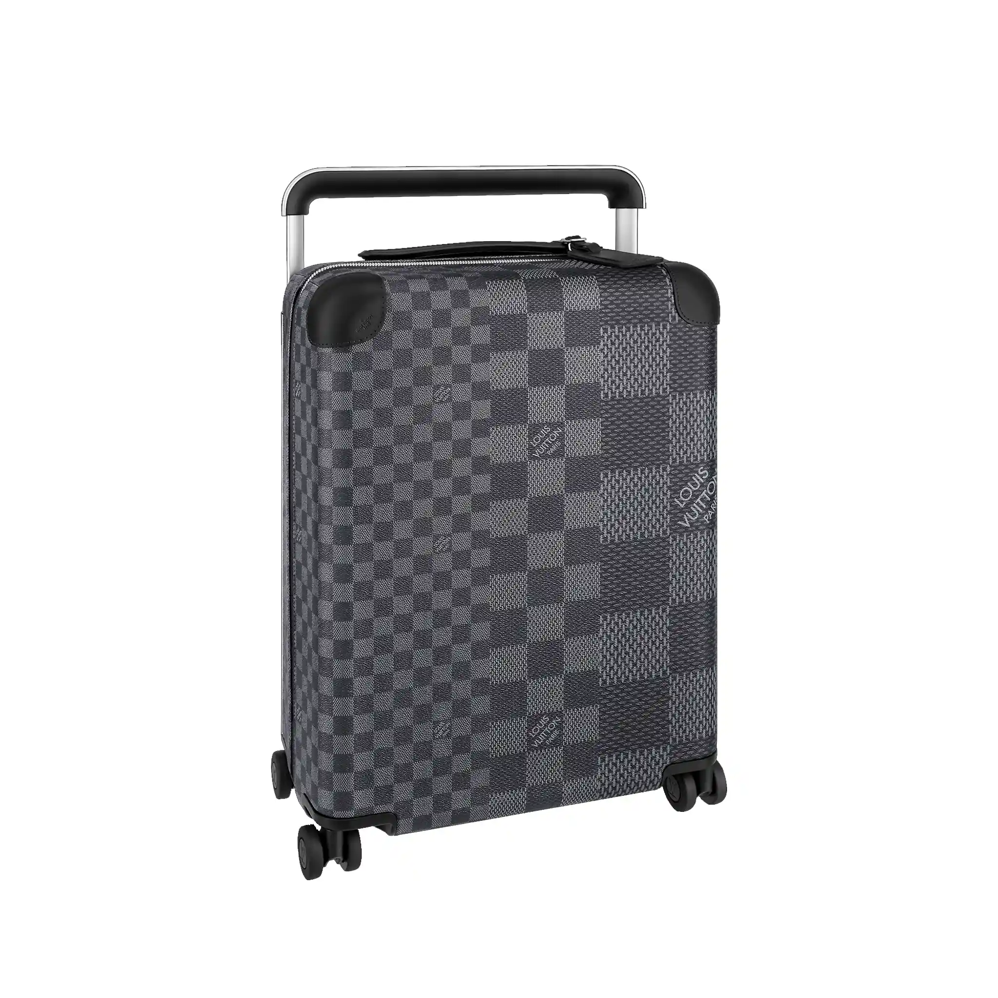 LOUIS-VUITTON-HORIZON-55-TROLLEY-BAG-37L-GRAY-DAMIER-GRAPHITE-3D-COATED-CANVAS-N20022 LOUIS VUITTON HORIZON 55 TROLLEY BAG 37L GRAY DAMIER GRAPHITE 3D COATED CANVAS N20022