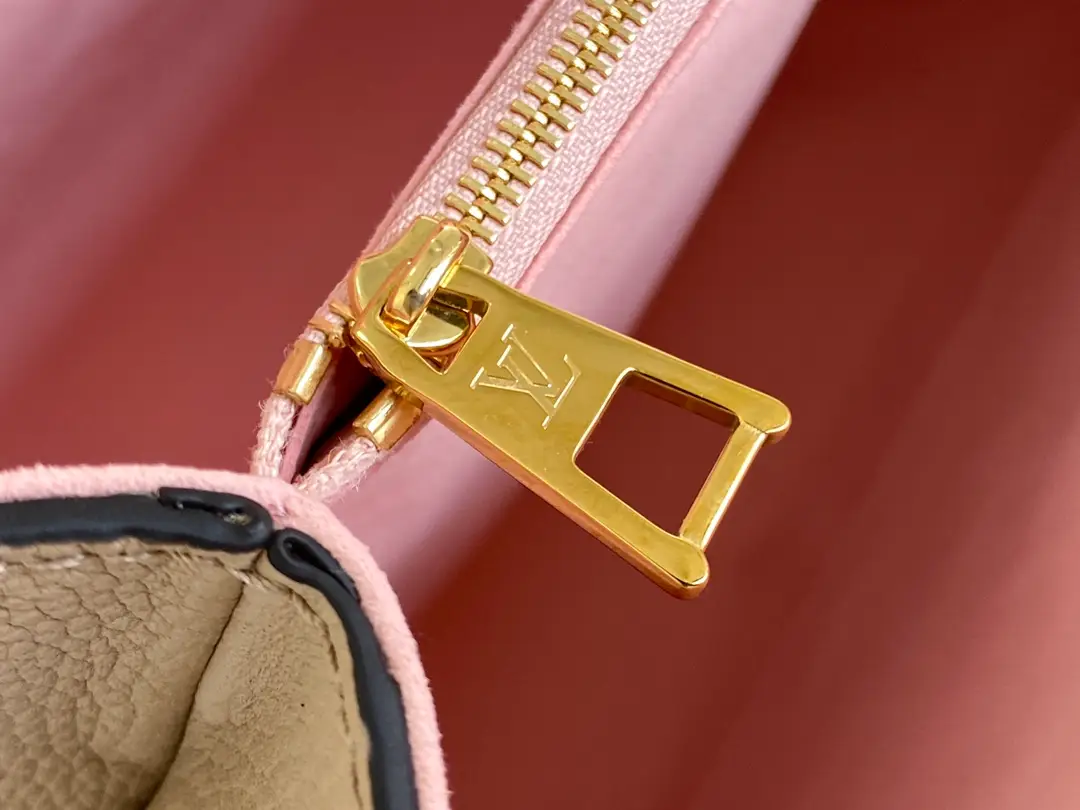 LOUIS VUITTON LOCKME SHOPPER HANDBAG GRAINED CALF LEATHER GREIGE M57346_7 LOUIS VUITTON LOCKME SHOPPER HANDBAG GRAINED CALF LEATHER GREIGE M57346 7