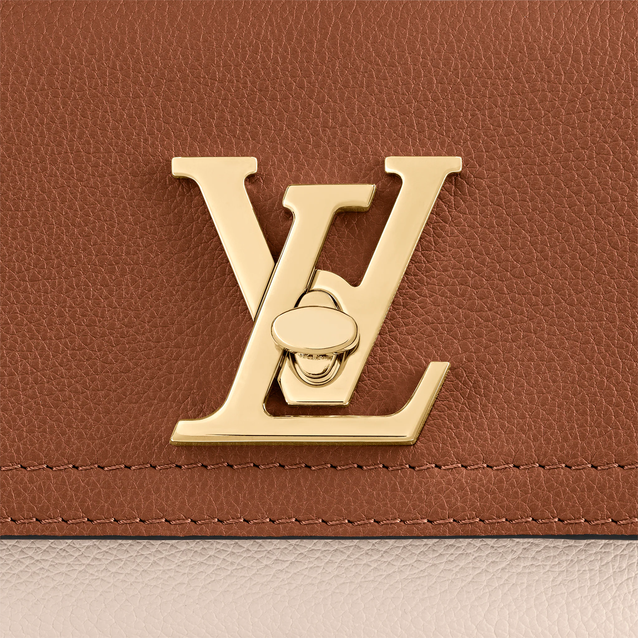 LOUIS VUITTON LOCKME TENDER CHATAIGNE BROWN GRAINED CALF LEATHER M59491_5 LOUIS VUITTON LOCKME TENDER CHATAIGNE BROWN GRAINED CALF LEATHER M59491 5