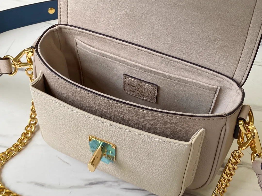 LOUIS VUITTON LOCKME TENDER CROSS-BODY BAG GRAINED CALF LEATHER GREIGE M58554_5 LOUIS VUITTON LOCKME TENDER CROSS BODY BAG GRAINED CALF LEATHER GREIGE M58554 5