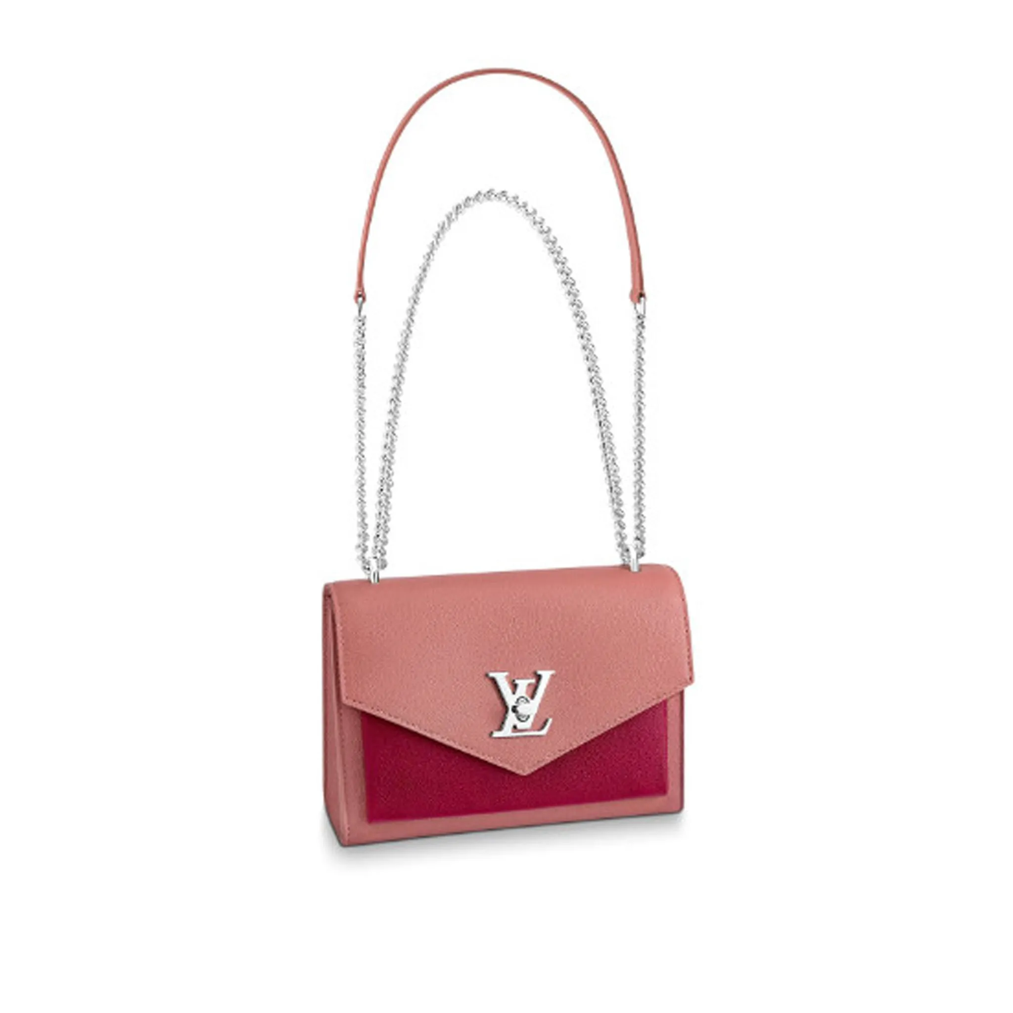 LOUIS-VUITTON-LV-MYLOCKME-BB-HANDBAGS-ROSE-RED-M51492 LOUIS VUITTON LV MYLOCKME BB HANDBAGS ROSE RED M51492