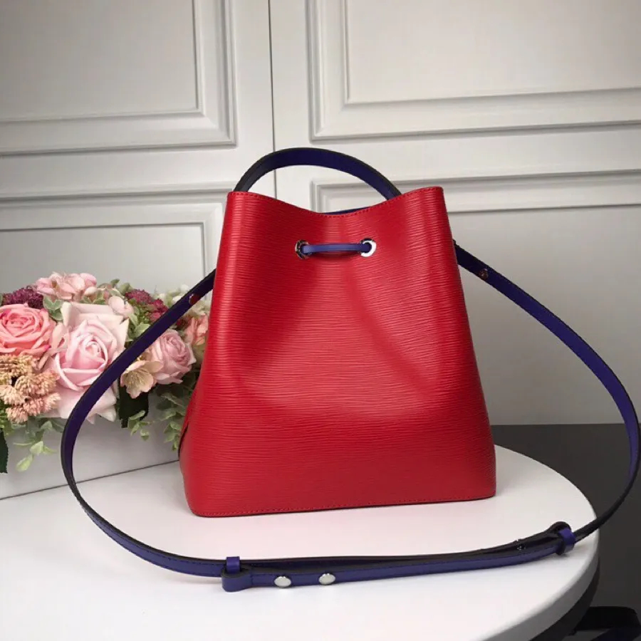 LOUIS VUITTON NEONOE MM BAG EPI LEATHER COQUELICOT RED M54365_4 LOUIS VUITTON NEONOE MM BAG EPI LEATHER COQUELICOT RED M54365 4