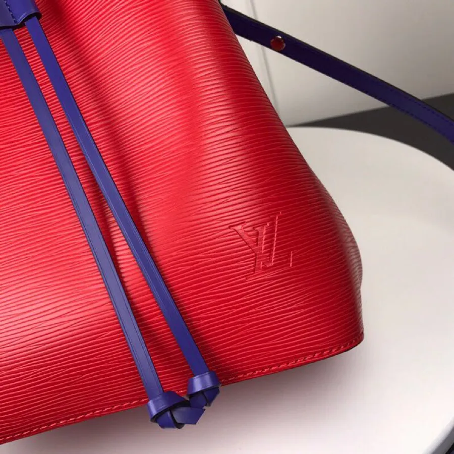LOUIS VUITTON NEONOE MM BAG EPI LEATHER COQUELICOT RED M54365_5 LOUIS VUITTON NEONOE MM BAG EPI LEATHER COQUELICOT RED M54365 5