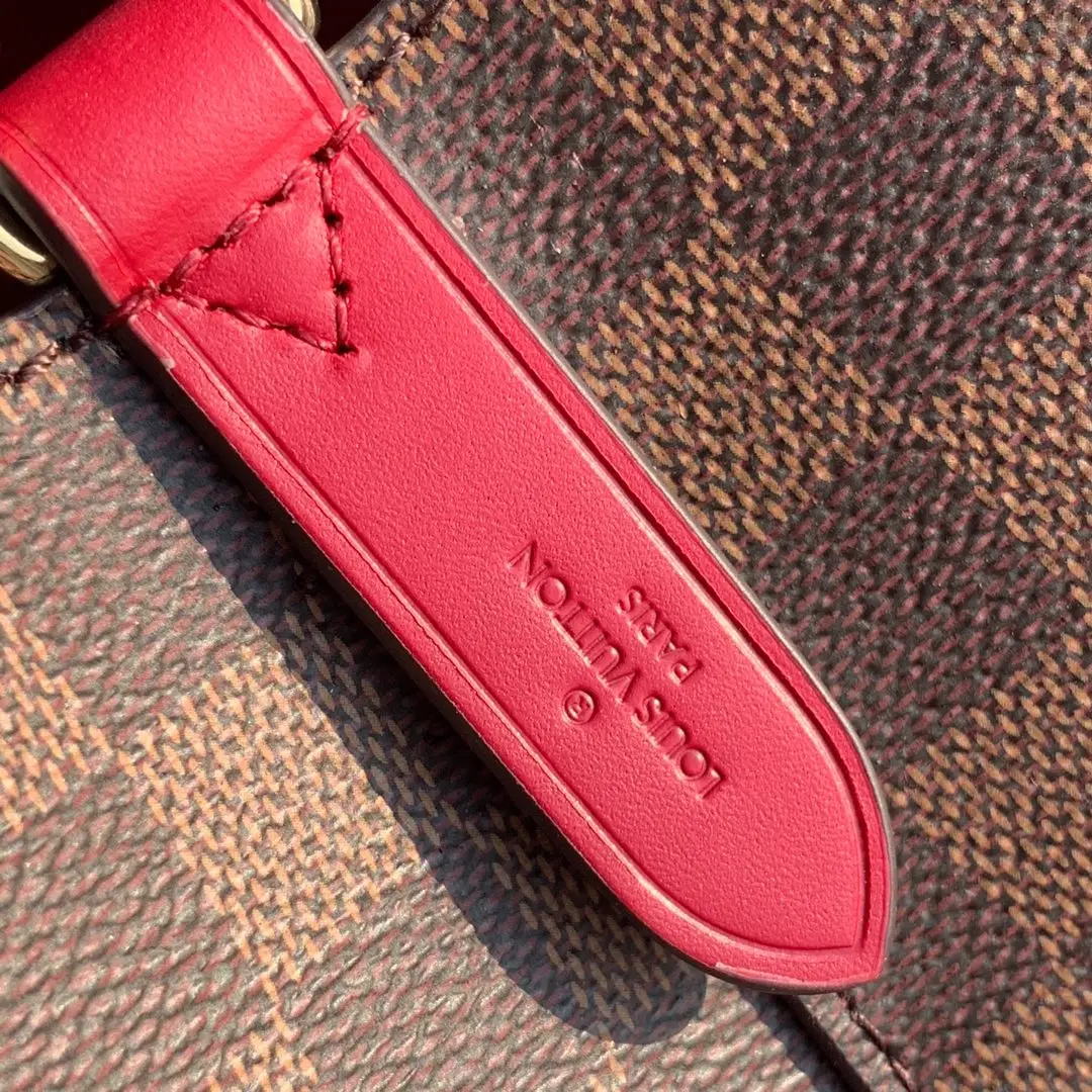LOUIS-VUITTON-NÉONOÉ-MM-DAMIER-EBENE-WINE-RED-N40214_8 LOUIS VUITTON NEONOE MM DAMIER EBENE WINE RED N40214 8