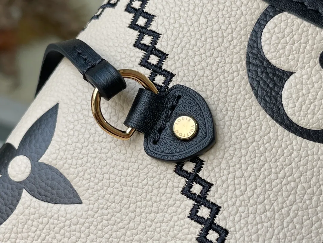 LOUIS VUITTON NEVERFULL MM GRAINED COWHIDE LEATHER BEIGE M46039_6 LOUIS VUITTON NEVERFULL MM GRAINED COWHIDE LEATHER BEIGE M46039 6