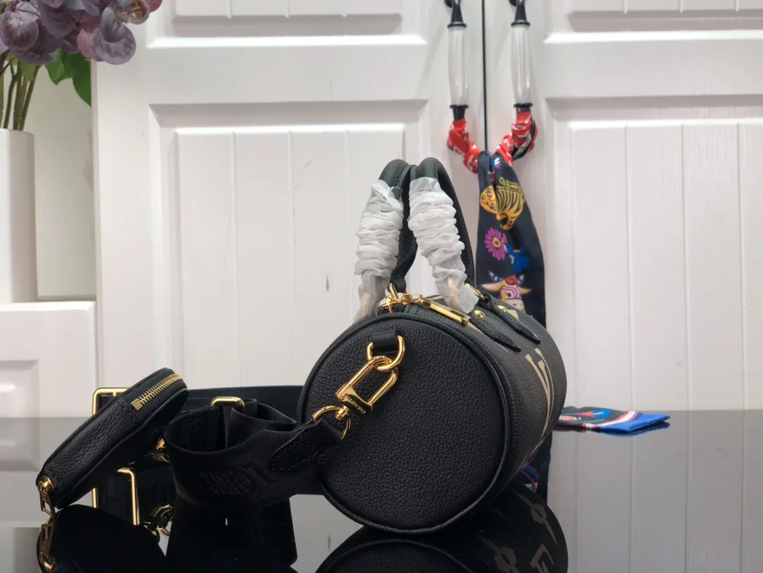 LOUIS VUITTON PAPILLON BB BICOLOR MONOGRAM LEATHER BLACK M45980_2 LOUIS VUITTON PAPILLON BB BICOLOR MONOGRAM LEATHER BLACK M45980 2