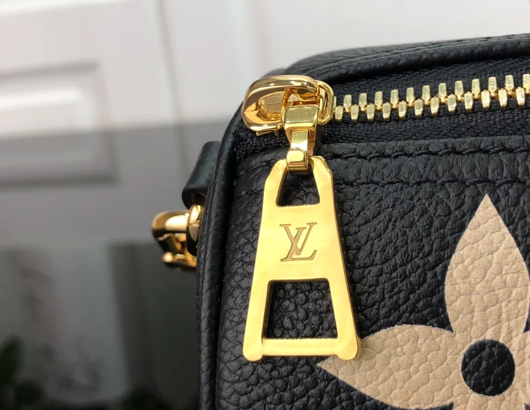 LOUIS VUITTON PAPILLON BB BICOLOR MONOGRAM LEATHER BLACK M45980_7 LOUIS VUITTON PAPILLON BB BICOLOR MONOGRAM LEATHER BLACK M45980 7