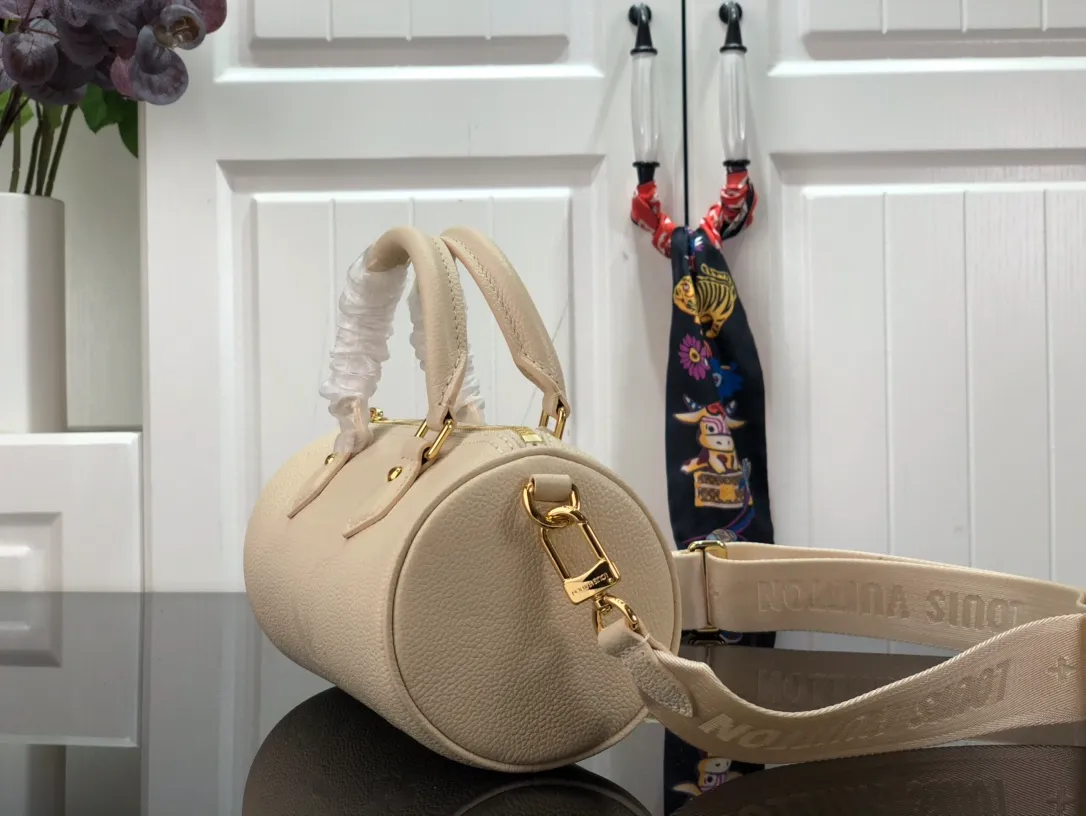 LOUIS VUITTON PAPILLON BB MONOGRAM EMPREINTE LEATHER CRÈME BEIGE M45994_2 LOUIS VUITTON PAPILLON BB MONOGRAM EMPREINTE LEATHER CREME BEIGE M45994 2