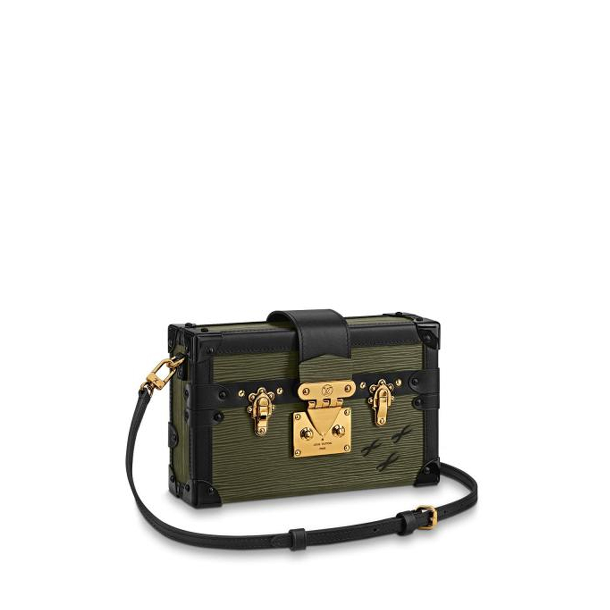 LOUIS-VUITTON-PETITE-MALLE-EPI-LEATHER-KAKI-GREEN-M53828 LOUIS VUITTON PETITE MALLE EPI LEATHER KAKI GREEN M53828