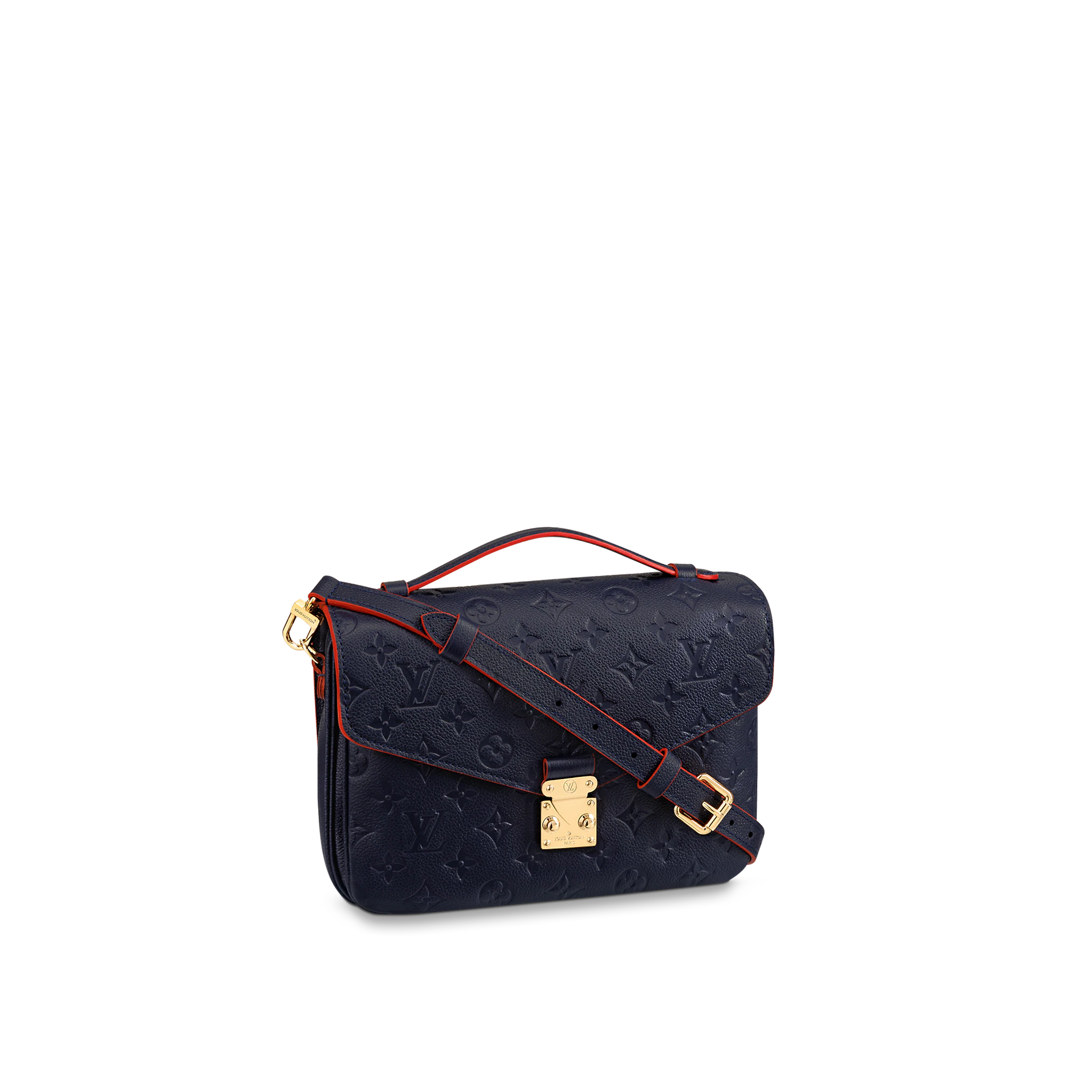 LOUIS VUITTON POCHETTE MÉTIS HANDBAG GRAINED COWHIDE LEATHER BLUE M44071 LOUIS VUITTON POCHETTE METIS HANDBAG GRAINED COWHIDE LEATHER BLUE M44071