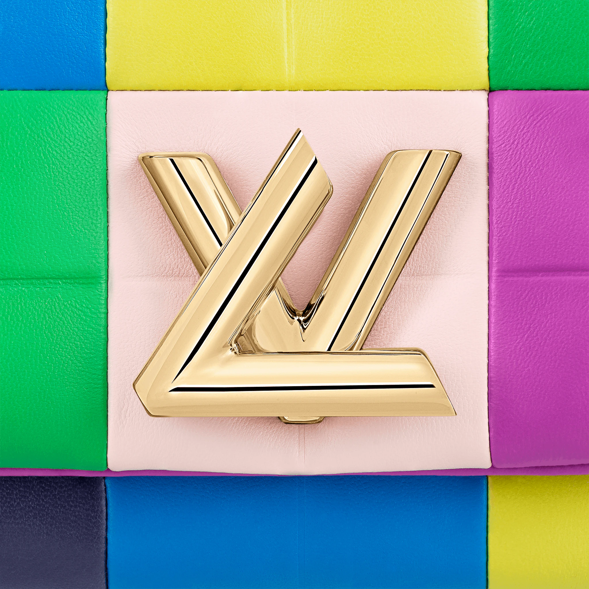 LOUIS VUITTON POCHETTE TWIST NAPPA PIXEL LAMBSKIN PATCHWORK MULTICOLOR BLUE M59588_4 LOUIS VUITTON POCHETTE TWIST NAPPA PIXEL LAMBSKIN PATCHWORK MULTICOLOR BLUE M59588 4