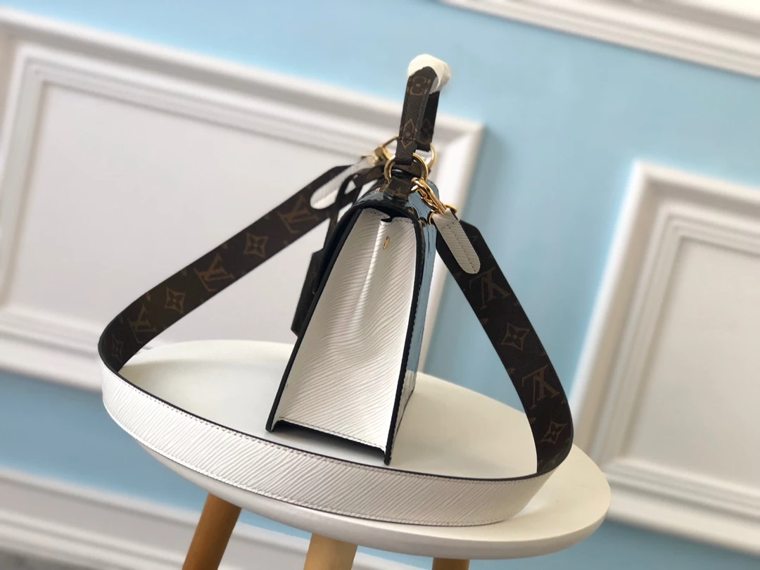 LOUIS VUITTON SPRING STREET HANDBAG DEBOSSED MONOGRAM VERNIS LEATHER BLACK M90375_02 LOUIS VUITTON SPRING STREET HANDBAG DEBOSSED MONOGRAM VERNIS LEATHER BLACK M90375 02