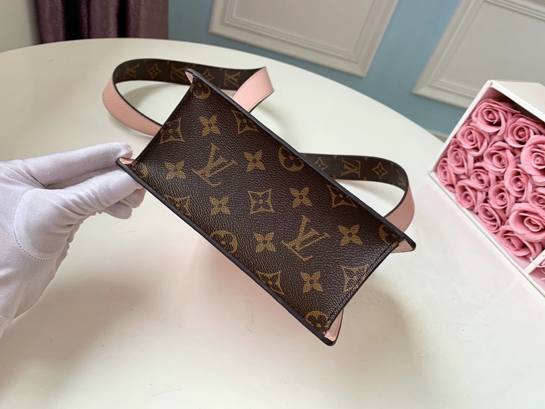 LOUIS VUITTON SPRING STREET HANDBAG DEBOSSED MONOGRAM VERNIS LEATHER PINK M90468_4 LOUIS VUITTON SPRING STREET HANDBAG DEBOSSED MONOGRAM VERNIS LEATHER PINK M90468 4