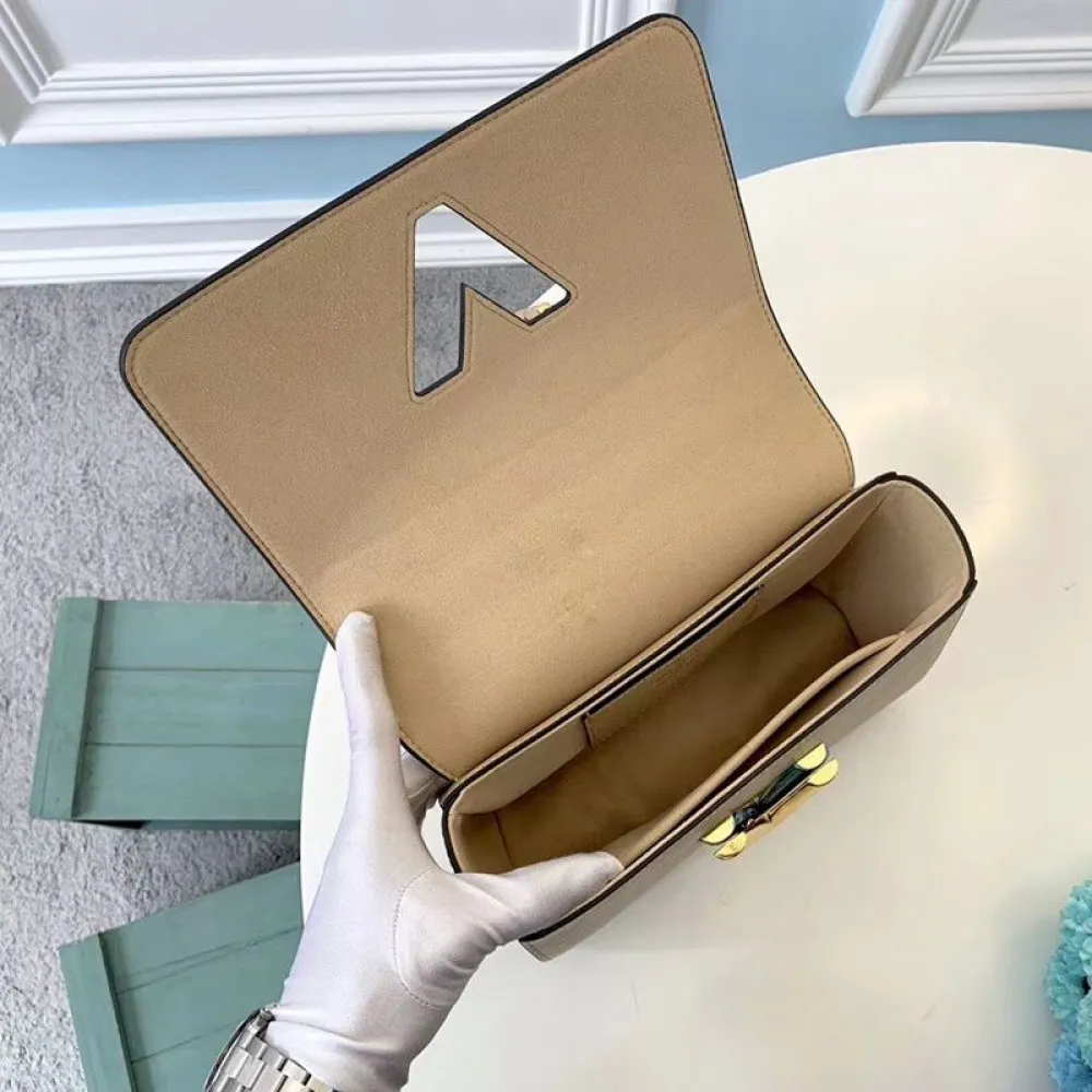 LOUIS VUITTON TWIST MM CHAIN BAG EPI GRAINED COWHIDE LEATHER GALET GRAY M53754_7 LOUIS VUITTON TWIST MM CHAIN BAG EPI GRAINED COWHIDE LEATHER GALET GRAY M53754 7