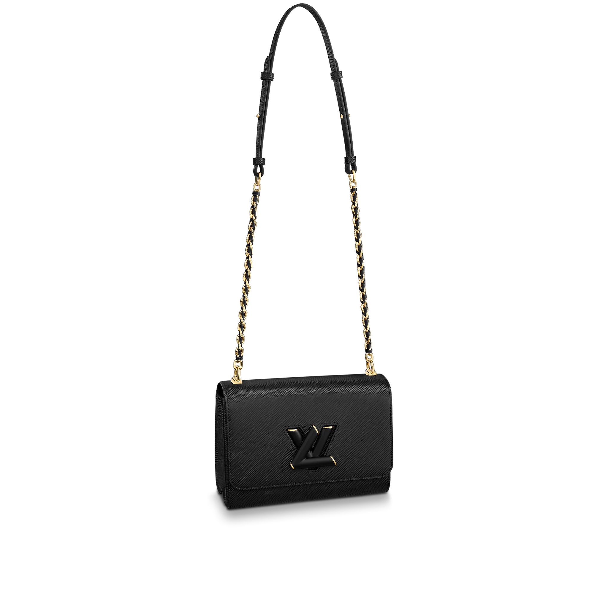 LOUIS VUITTON TWIST MM HANDBAG EPI GRAINED COWHIDE LEATHER BLACK M57517 LOUIS VUITTON TWIST MM HANDBAG EPI GRAINED COWHIDE LEATHER BLACK M57517