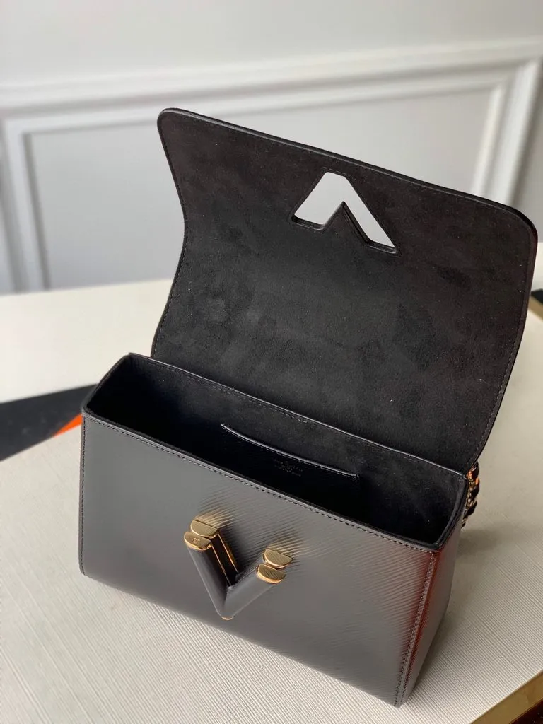 LOUIS VUITTON TWIST MM HANDBAG EPI GRAINED COWHIDE LEATHER BLACK M57517_8 LOUIS VUITTON TWIST MM HANDBAG EPI GRAINED COWHIDE LEATHER BLACK M57517 8