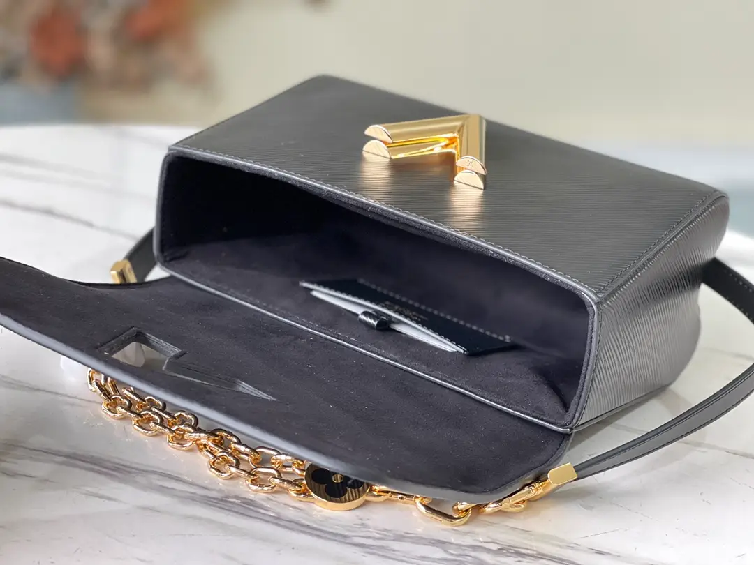 LOUIS VUITTON TWIST MM HANDBAG EPI GRAINED LEATHER BLACK M59402_5 LOUIS VUITTON TWIST MM HANDBAG EPI GRAINED LEATHER BLACK M59402 5