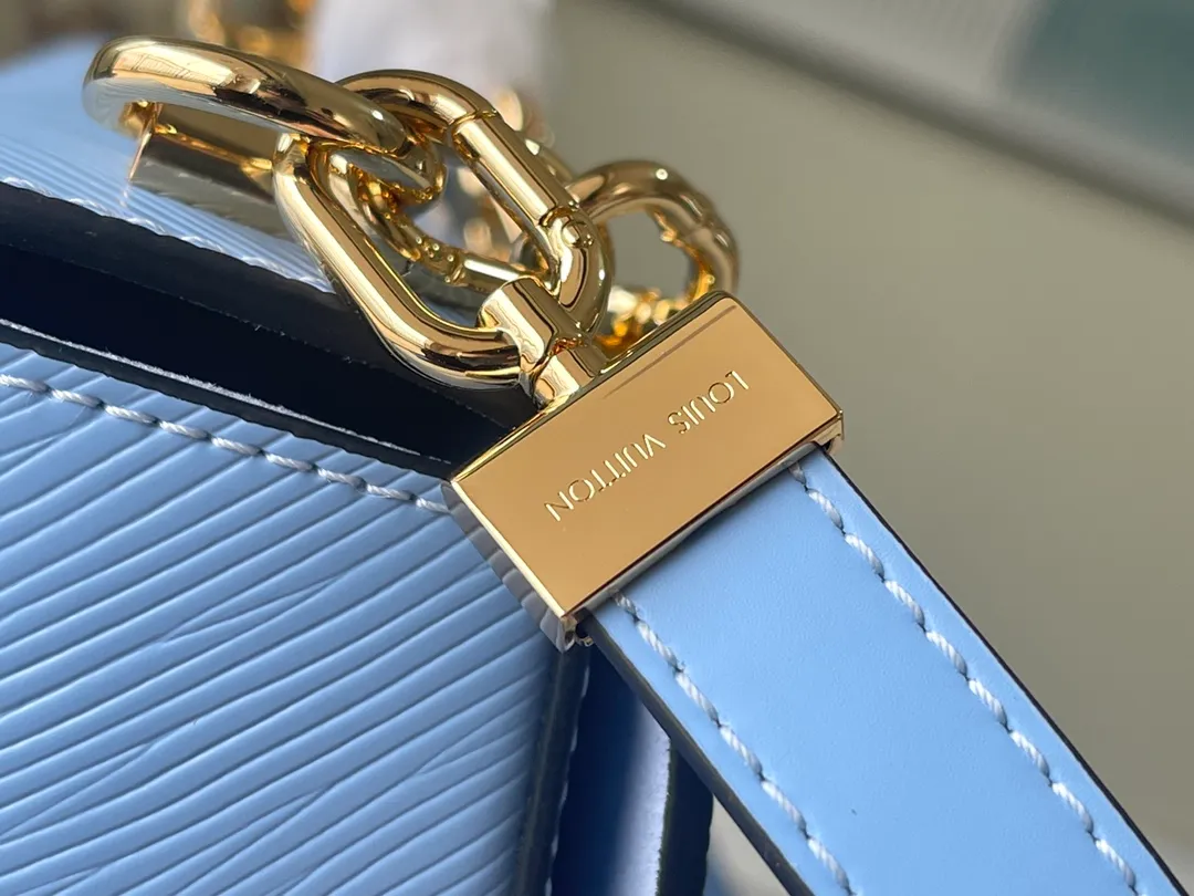 LOUIS VUITTON TWIST MM HANDBAG EPI GRAINED LEATHER QUARTZ BLEU NUAGE BLUE M59627_7 LOUIS VUITTON TWIST MM HANDBAG EPI GRAINED LEATHER QUARTZ BLEU NUAGE BLUE M59627 7