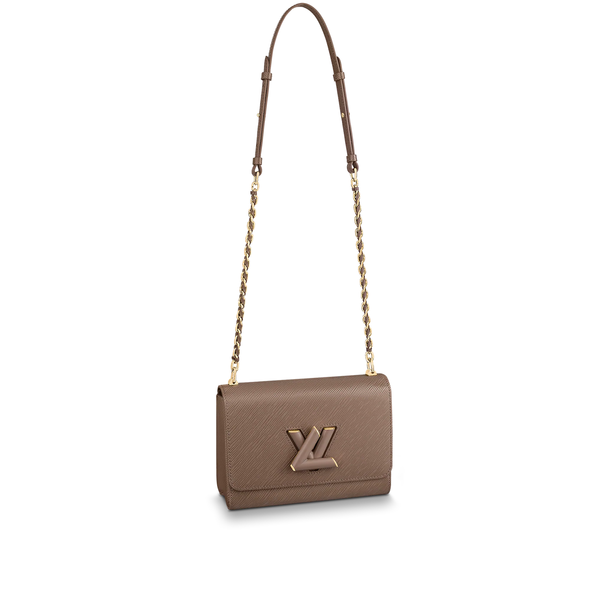 LOUIS VUITTON TWIST MM HANDBAG EPI GRAINED LEATHER SMOKEY BROWN M58772_1 LOUIS VUITTON TWIST MM HANDBAG EPI GRAINED LEATHER SMOKEY BROWN M58772 1