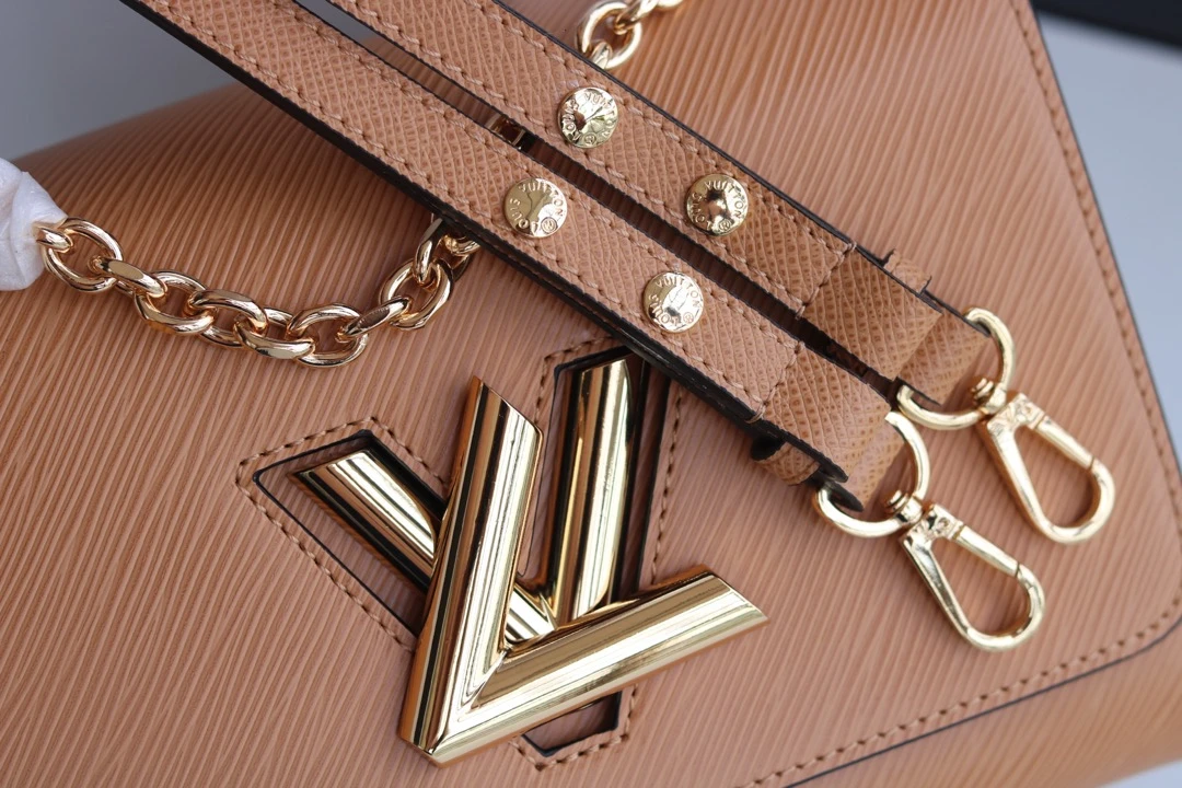 LOUIS VUITTON TWIST MM HANDBAG EPI LEATHER CAMEL LIGHT BROWN M51884_7 LOUIS VUITTON TWIST MM HANDBAG EPI LEATHER CAMEL LIGHT BROWN M51884 7