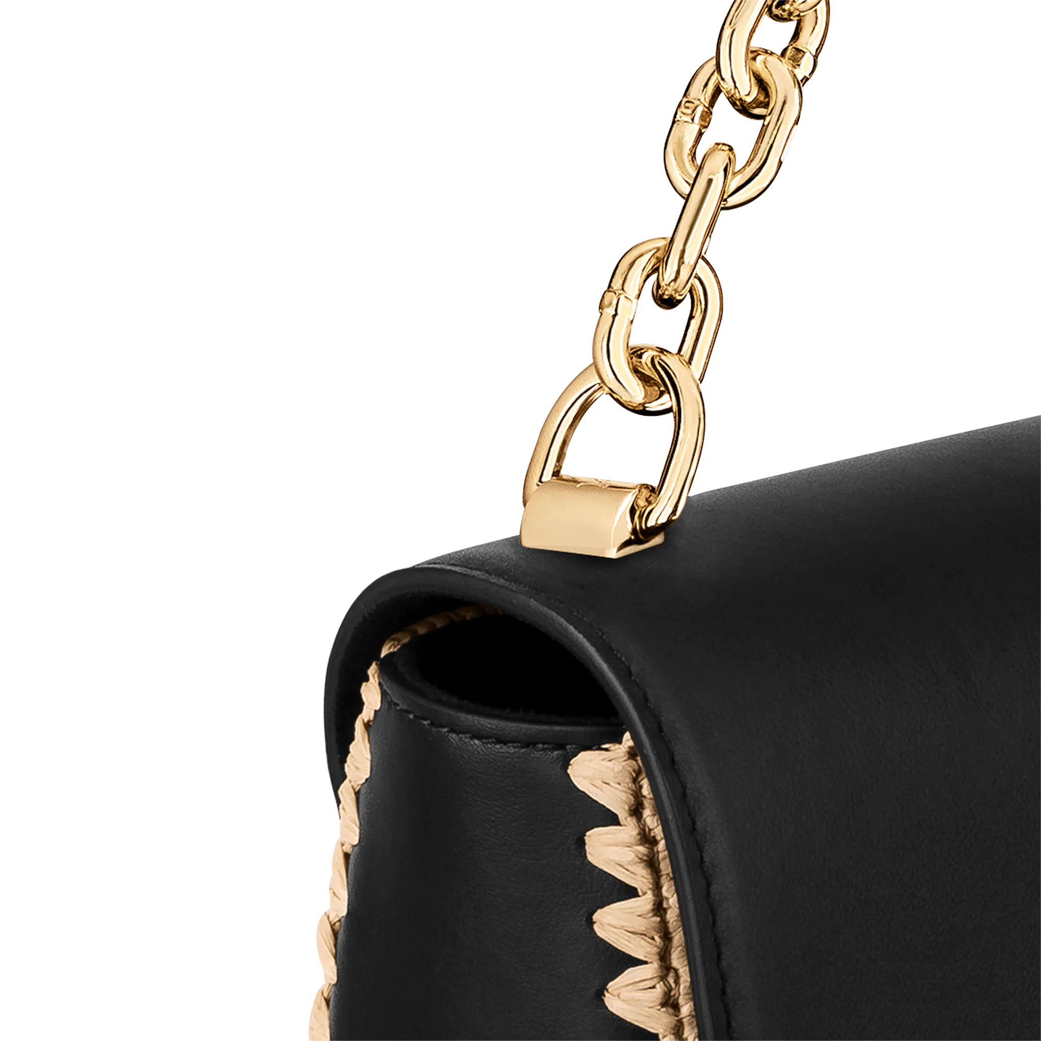 LOUIS VUITTON TWIST MM HANDBAG SUSTAINABLE RAFFIA-LIKE WOVEN TEXTILE BLACK M57647_4 LOUIS VUITTON TWIST MM HANDBAG SUSTAINABLE RAFFIA LIKE WOVEN TEXTILE BLACK M57647 4